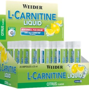 L-Carnitine Liquid, Peach - 20 x 25 ml.