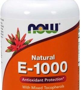 Vitamin E-1000 - Natural (Mixed Tocopherols) - 100 softgels