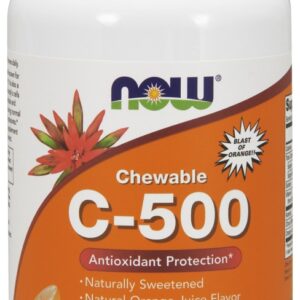 Vitamin C-500 Chewable, Orange - 100 tabs
