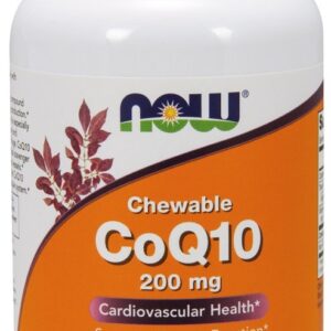 CoQ10 with Lecithin & Vitamin E, 200mg (Chewable) - 90 lozenges