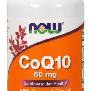 CoQ10 with Omega-3, 60mg - 60 softgels