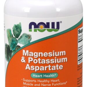 Magnesium & Potassium Aspartate with Taurine - 120 vcaps