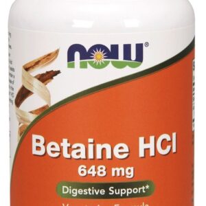 Betaine HCl, 648mg - 120 vcaps