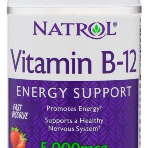 Vitamin B-12 Fast Dissolve, 5000mcg - 100 tabs