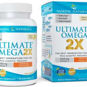 Ultimate Omega 2X with Vitamin D3, 2150mg Lemon - 60 softgels