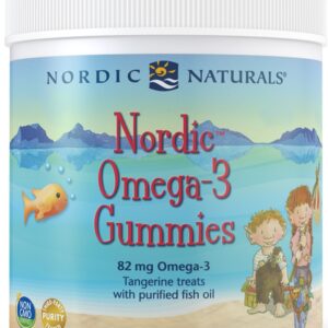 Nordic Omega-3 Gummies, 82mg Tangerine Treats - 120 gummies