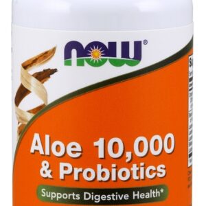 Aloe 10,000 & Probiotics - 60 vcaps