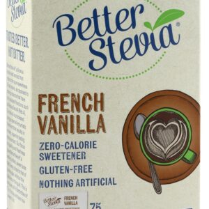Better Stevia Packets, French Vanilla - 75 packets