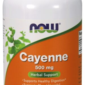Cayenne, 500mg - 250 vcaps