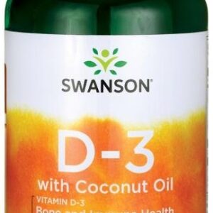 Vitamin D-3 with Coconut Oil, 2000 IU - 60 softgels