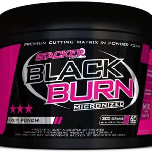Black Burn Micronized, Fruit Punch - 300g