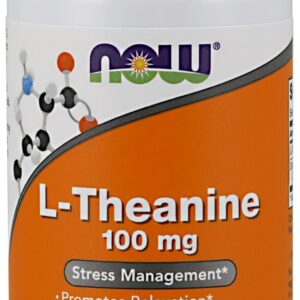 L-Theanine with Decaf Green Tea, 100mg - 90 vcaps