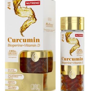 Curcumin + Bioperine + Vitamin D - 60 caps