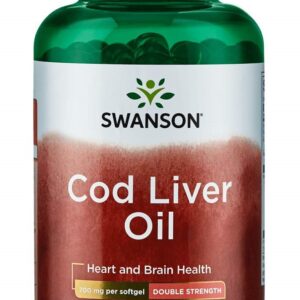 Cod Liver Oil, 700mg Double-Strength - 250 softgels