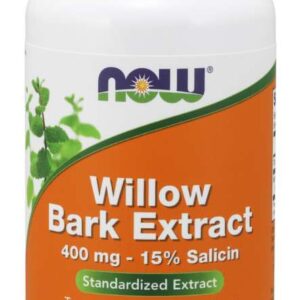 Willow Bark Extract, 400mg - 100 caps