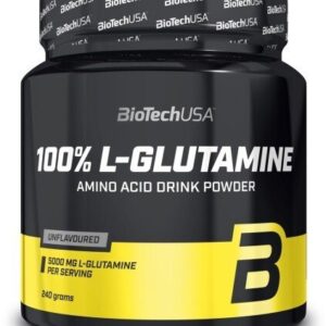 100% L-Glutamine, Unflavoured - 240g