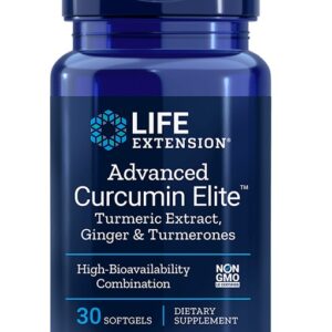 Advanced Curcumin Elite Turmeric Extract, Ginger & Turmerones - 30 softgels