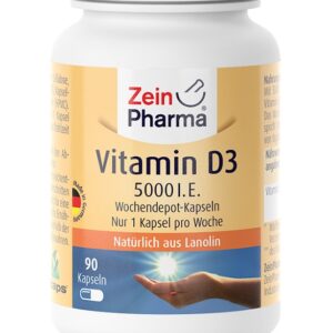 Vitamin D3, 5000 IU - 90 caps