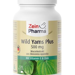 Wild Yams Plus, 500mg - 120 caps
