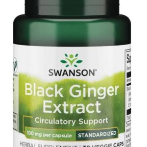 Black Ginger Extract, 100mg - 30 vcaps