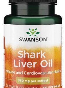Shark Liver Oil, 550mg - 60 softgels