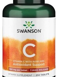 Vitamin C with Rose Hips - Timed-Release, 500mg - 250 tablets