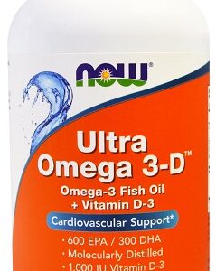 Ultra Omega 3-D with Vitamin D-3 - 180 softgels