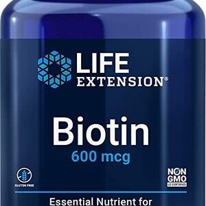 Biotin, 600mcg - 100 caps