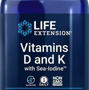 Vitamins D and K with Sea-Iodine - 60 caps