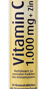 Vitamin C + Zinc, Orange - 20 effervescent tabs