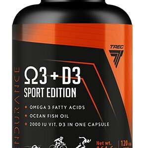 Endurance Omega 3 + D3 Sport Edition - 120 caps