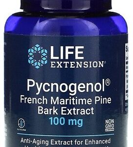 Pycnogenol French Maritime Pine Bark Extract, 100mg - 60 vcaps