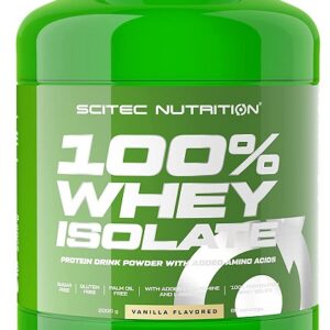 100% Whey Isolate, Vanilla - 2000g