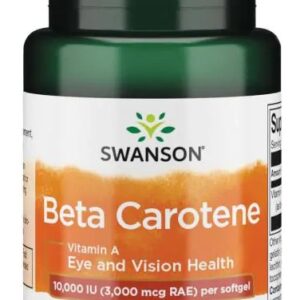 Beta-Carotene (Vitamin A), 10 000 IU - 100 softgels