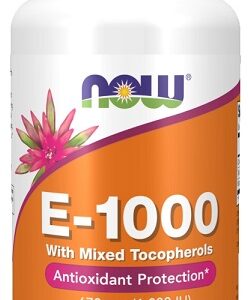 Vitamin E-1000 - Natural (Mixed Tocopherols) - 50 softgels