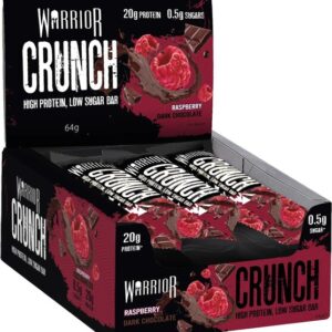 Crunch Bar, Raspberry Dark Chocolate - 12 bars