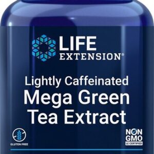 Lightly Caffeinated Mega Green Tea Extract - 100 vcaps