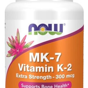 MK-7 Vitamin K-2, 300mcg Extra Strength - 60 vcaps