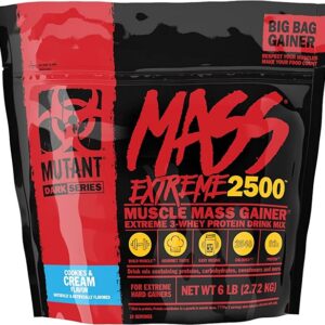 Mutant Mass Extreme 2500, Cookies & Cream - 2720g
