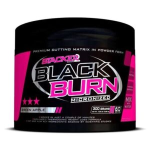 Black Burn Micronized, Green Apple - 300g