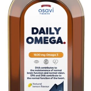 Daily Omega, 1600mg Omega 3 (Natural Lemon) - 500 ml.