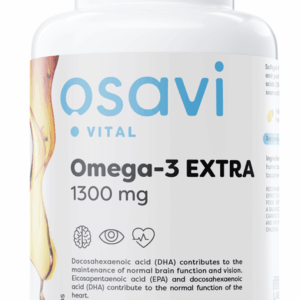 Omega-3 Extra Molecularly Distilled, 1300mg (Lemon) - 60 softgels