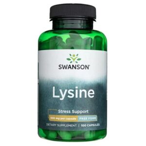 Lysine, 500mg Free-Form - 100 caps