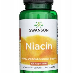 Niacin, 100mg - 250 tablets