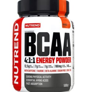 BCAA 4:1:1 Energy Powder, Orange - 500g