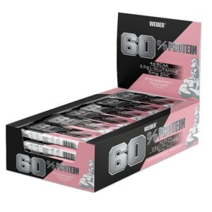 60% Protein Bar, Strawberry-Yoghurt - 24 x 45g