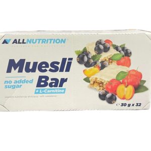 Muesli Bar + L-Carnitine, Yoghurt & Blackcurrant - 32 bars