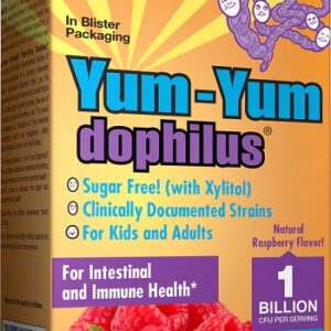 Yum-Yum Dophilus, 1 Billion CFU (Raspberry) - 60 chewable tabs