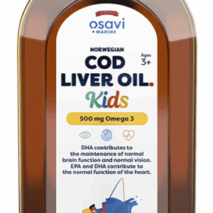 Norwegian Cod Liver Oil Kids, 500mg Omega 3 (Lemon) - 500 ml.