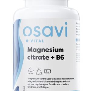 Magnesium Citrate + B6, 375mg + 4.2mg - 90 vcaps